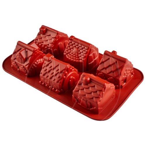 Форма силиконовая "Домики" 6 шт 114052, 29123