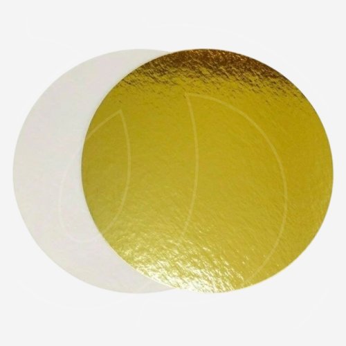 Подложка под торт Золото/Белая 3 мм 30 см 