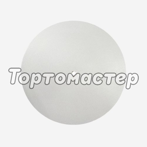 Подложка под торт ЛХДФ с отверстием Белая двухсторонняя 6 мм 30 см 