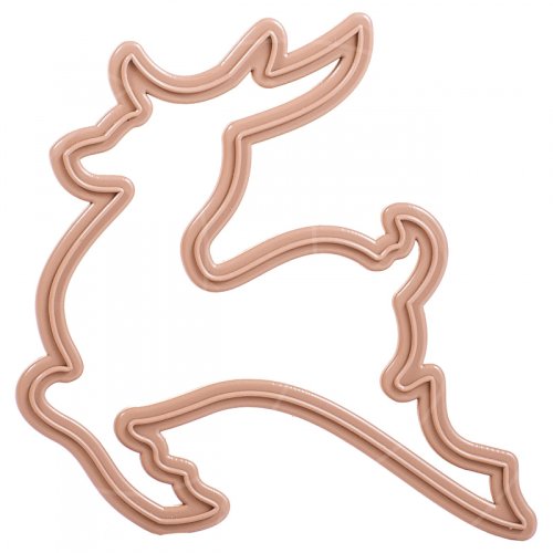 Вырубка пластиковая "Олень" в69; 5185611