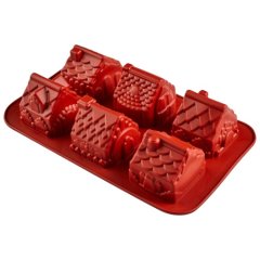 Форма силиконовая "Домики" 6 шт 114052, 29123