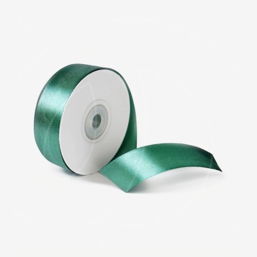 Лента для декора и упаковки Атласная Изумрудная 2,5 см 90-25	