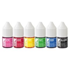 Набор красителей пищевых гелевых жирорастворимых Art Color "Choco 6 цветов" 