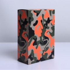 Коробка для сладостей "Милитари" 16х23х7,5 см 7182221