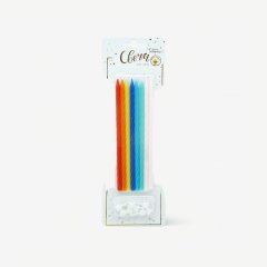 Свечи декоративные "Цветное настроение" 15 см 620216