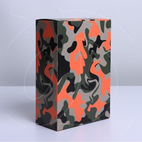 Коробка для сладостей "Милитари" 16х23х7,5 см 7182221