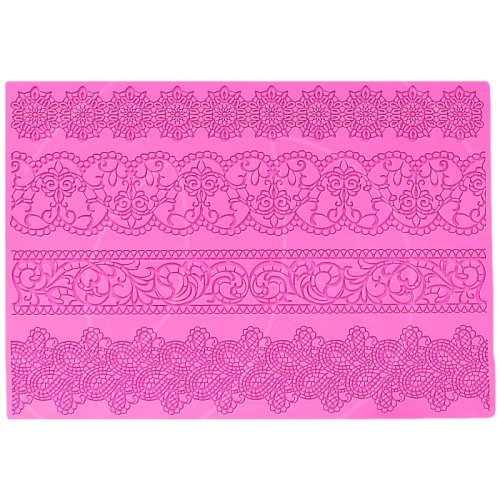 Коврик силиконовый для кружева Бордюры Микс 2581446