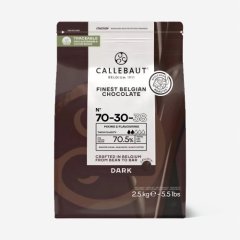 Шоколад горький CALLEBAUT 70,5% 1 кг 70-30-38NV-595,  70-30-38RT-U71 фасовка