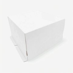 Коробка для торта белая 35х35х35 см 