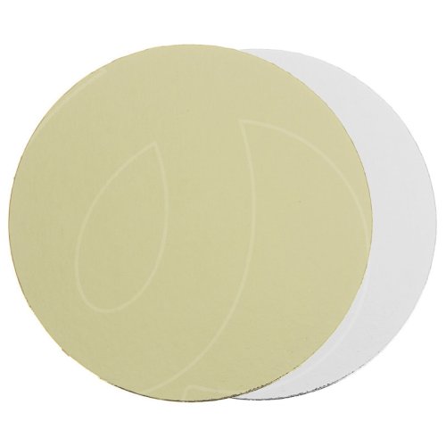 Подложка под десерт Золото/Белая 1,5 мм 9 см 1 шт п 1,5-90 КЗБ
